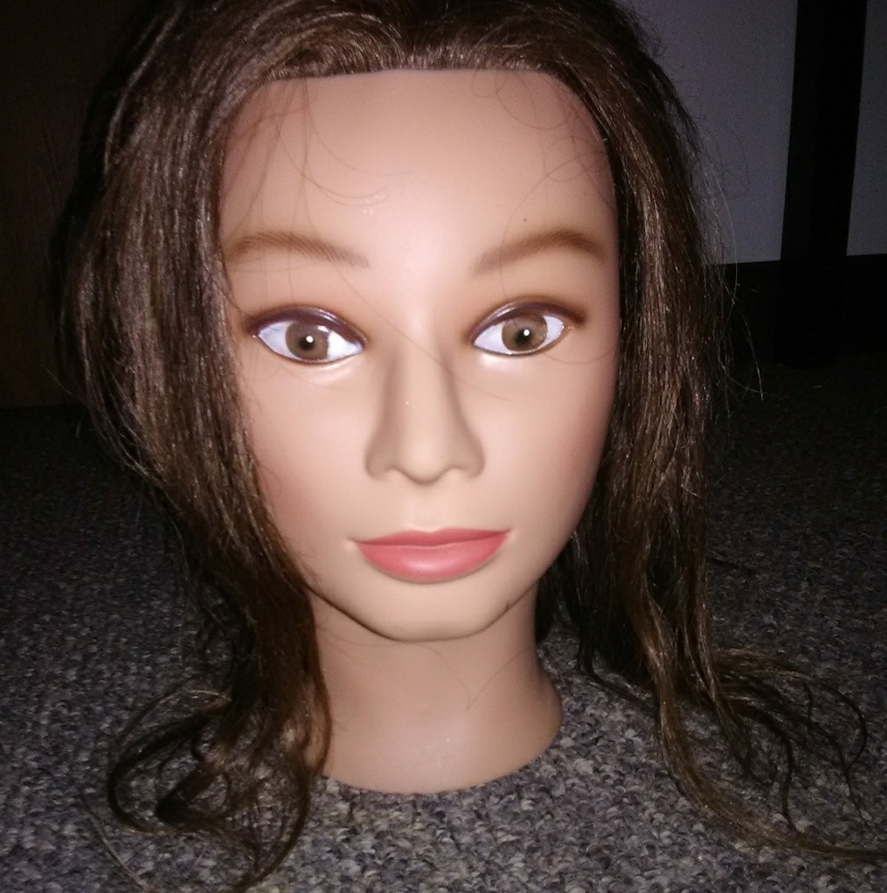 Cosmetology mannequin head